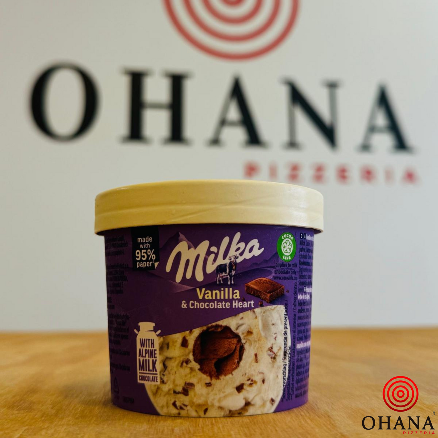 Helado Milka